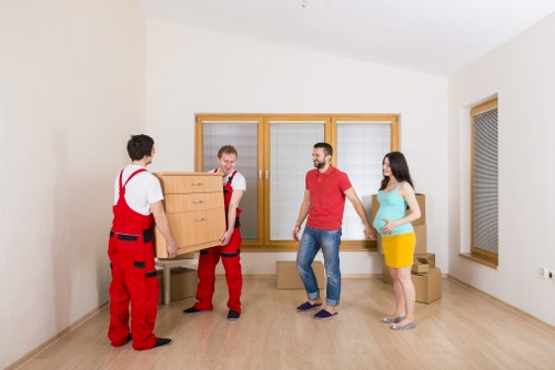 Professional packing materials for a house move in Dalston