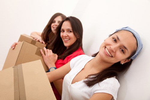 Packing materials used for professional removals in Dalston
