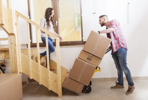 Commercial removals preparation in a local office building