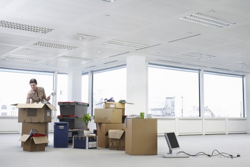 Flexible office storage layout in a compact Dalston office
